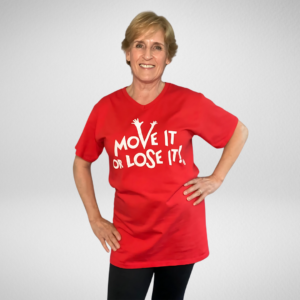 Move it or Lose it v-neck t-shirt